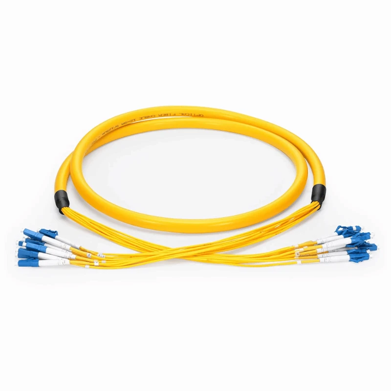 MPO'dan LC'ye Tek Modlu Fiber Kablo